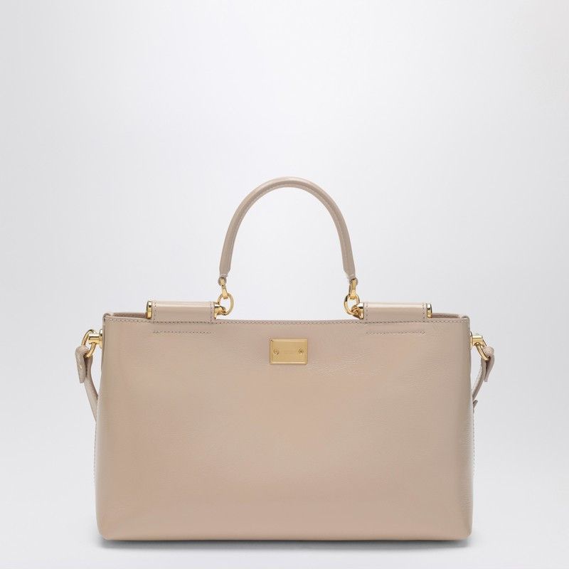 Dolce & Gabbana Dolce&Gabbana Vittoria Handbag In Flesh-Coloured Leather Size ONE SIZE - 2 Thumbnail