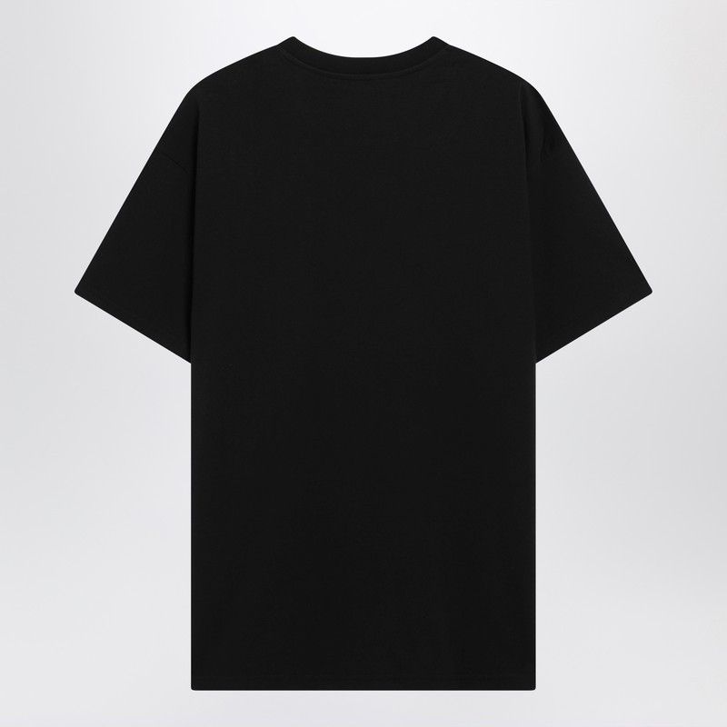 Givenchy Givenchy Black Cotton T-Shirt With Logo Patch Size US XL / EU 56 / 4 - 2 Thumbnail