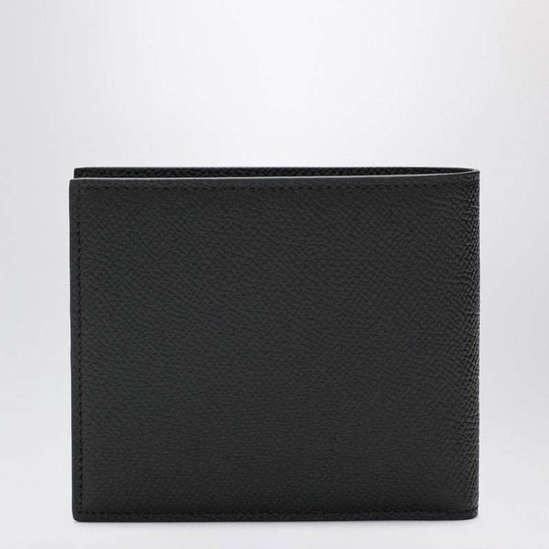 Dolce & Gabbana Dolce&Gabbana Black Dauphine Leather Wallet With Logo Plaque Size ONE SIZE - 2 Thumbnail