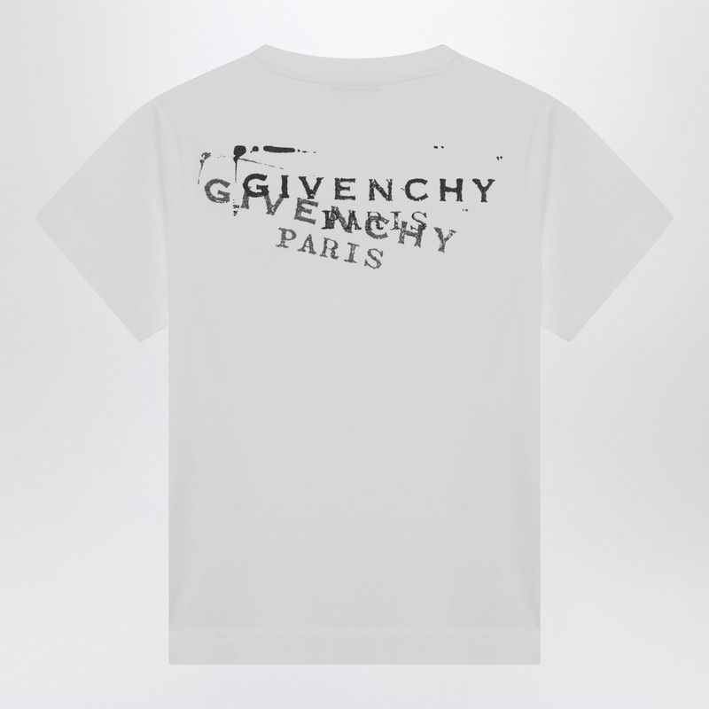 Givenchy Givenchy White T-Shirt With Logo Print Size L / US 10 / IT 46 - 2 Thumbnail