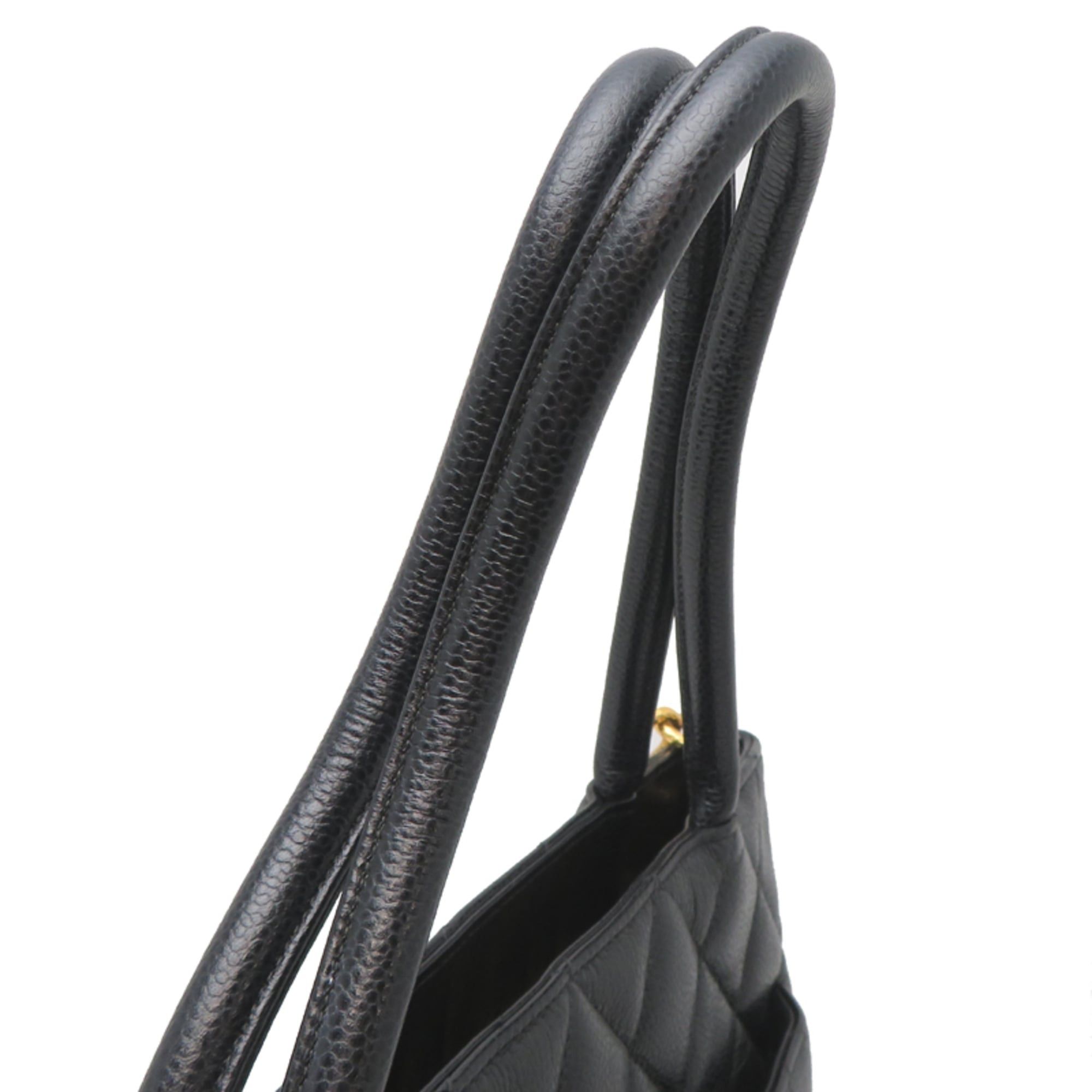 Chanel Chanel Reissue Tote Women's Handbag A01804 Caviar Leather Black Size ONE SIZE - 5 Thumbnail