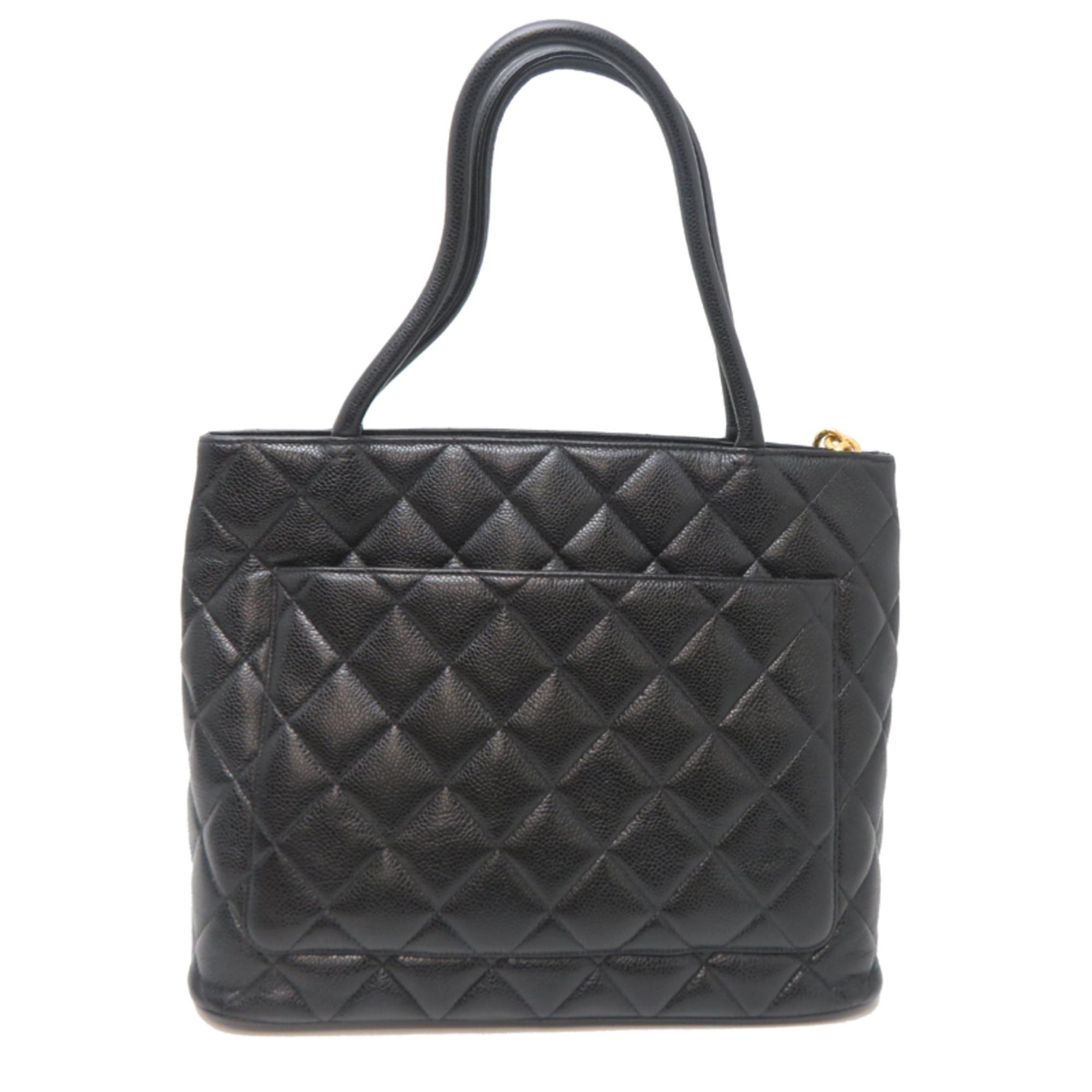 Chanel Chanel Reissue Tote Women's Handbag A01804 Caviar Leather Black Size ONE SIZE - 2 Thumbnail