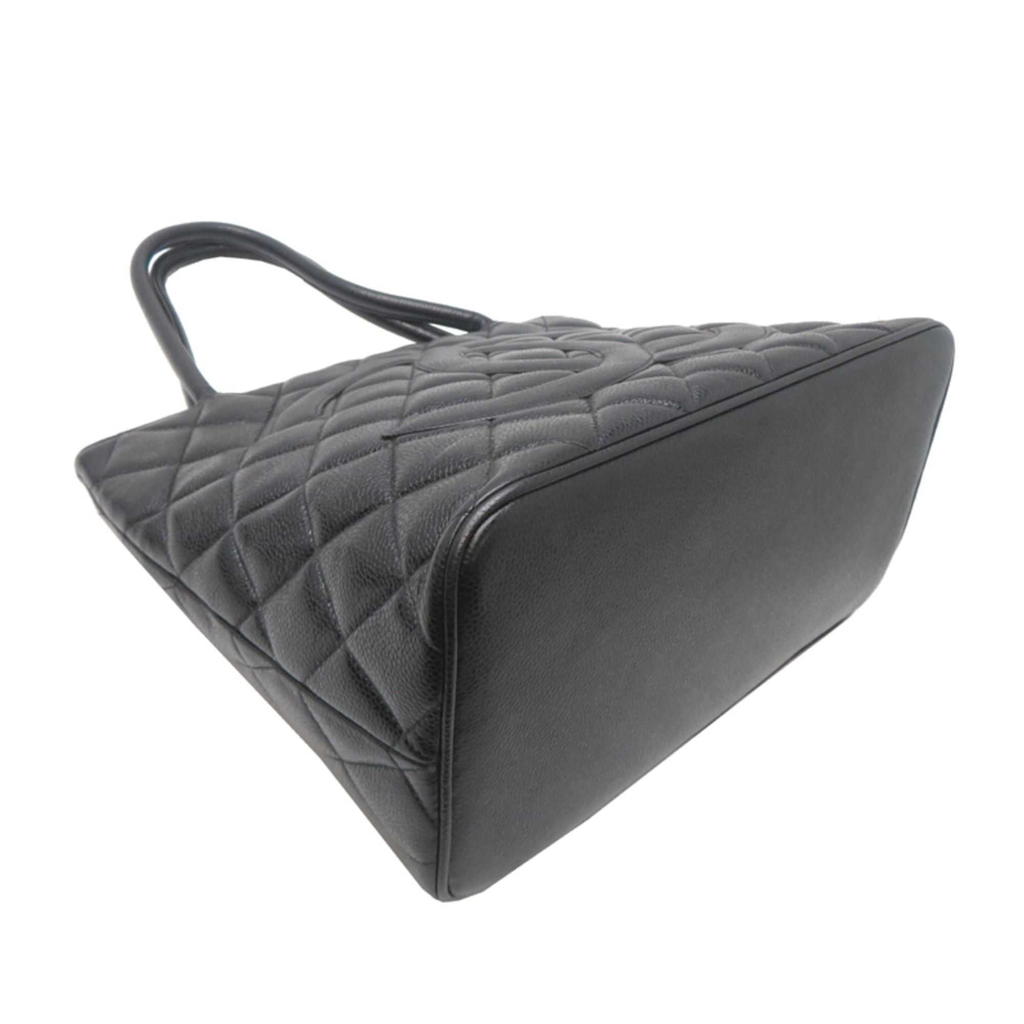 Chanel Chanel Reissue Tote Women's Handbag A01804 Caviar Leather Black Size ONE SIZE - 3 Thumbnail