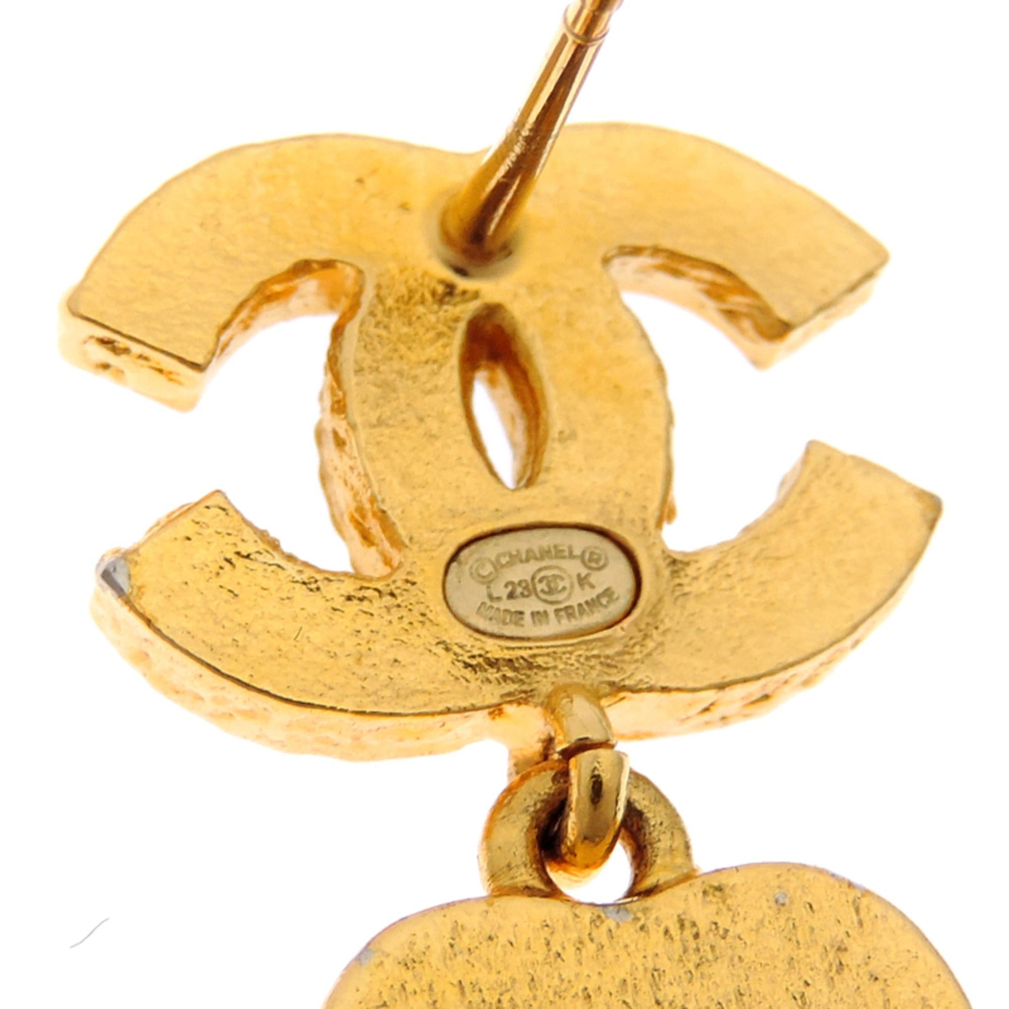 Chanel Chanel Coco Mark Flower Women's Earrings ABC244 Black Size ONE SIZE - 6 Thumbnail