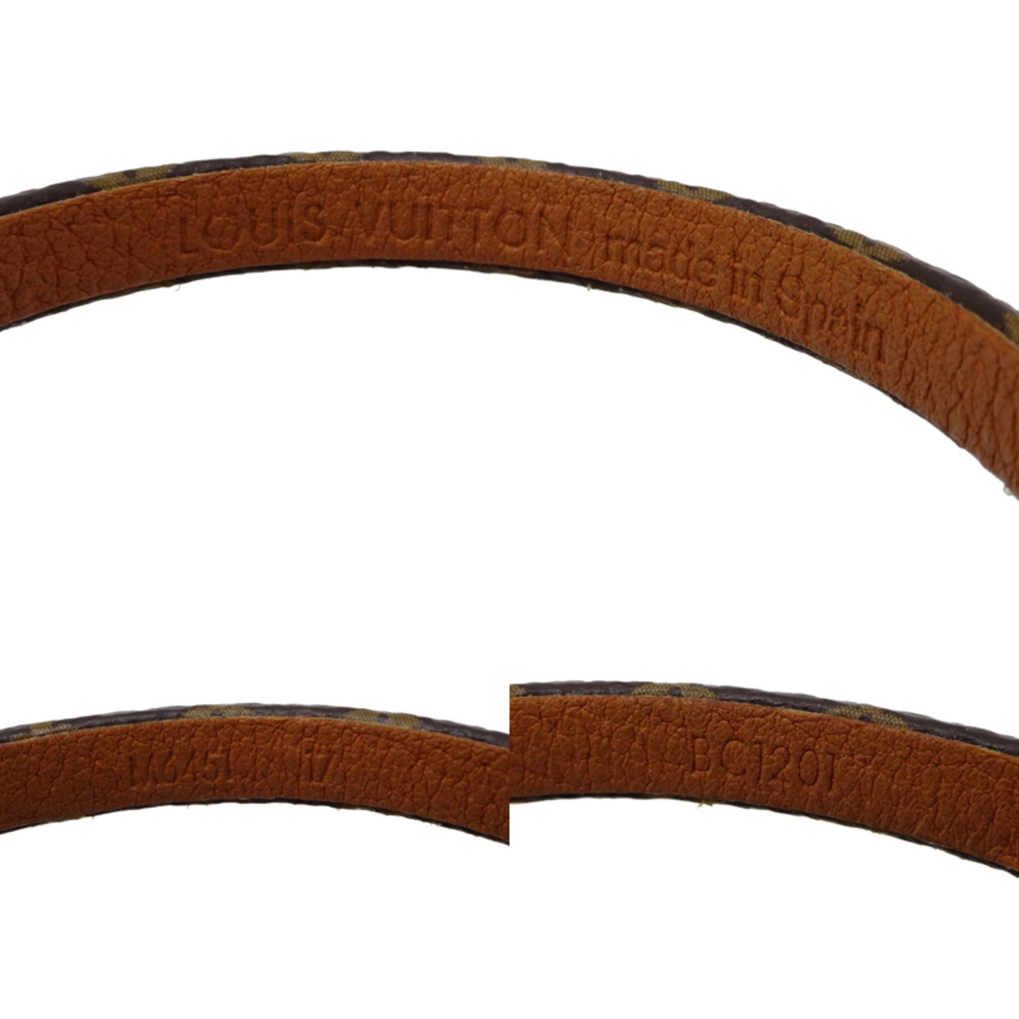 Louis Vuitton Louis Vuitton Crazy in Rock BL #17 Women's Bracelet M6451F Monogram Brown Size ONE SIZE - 5 Thumbnail