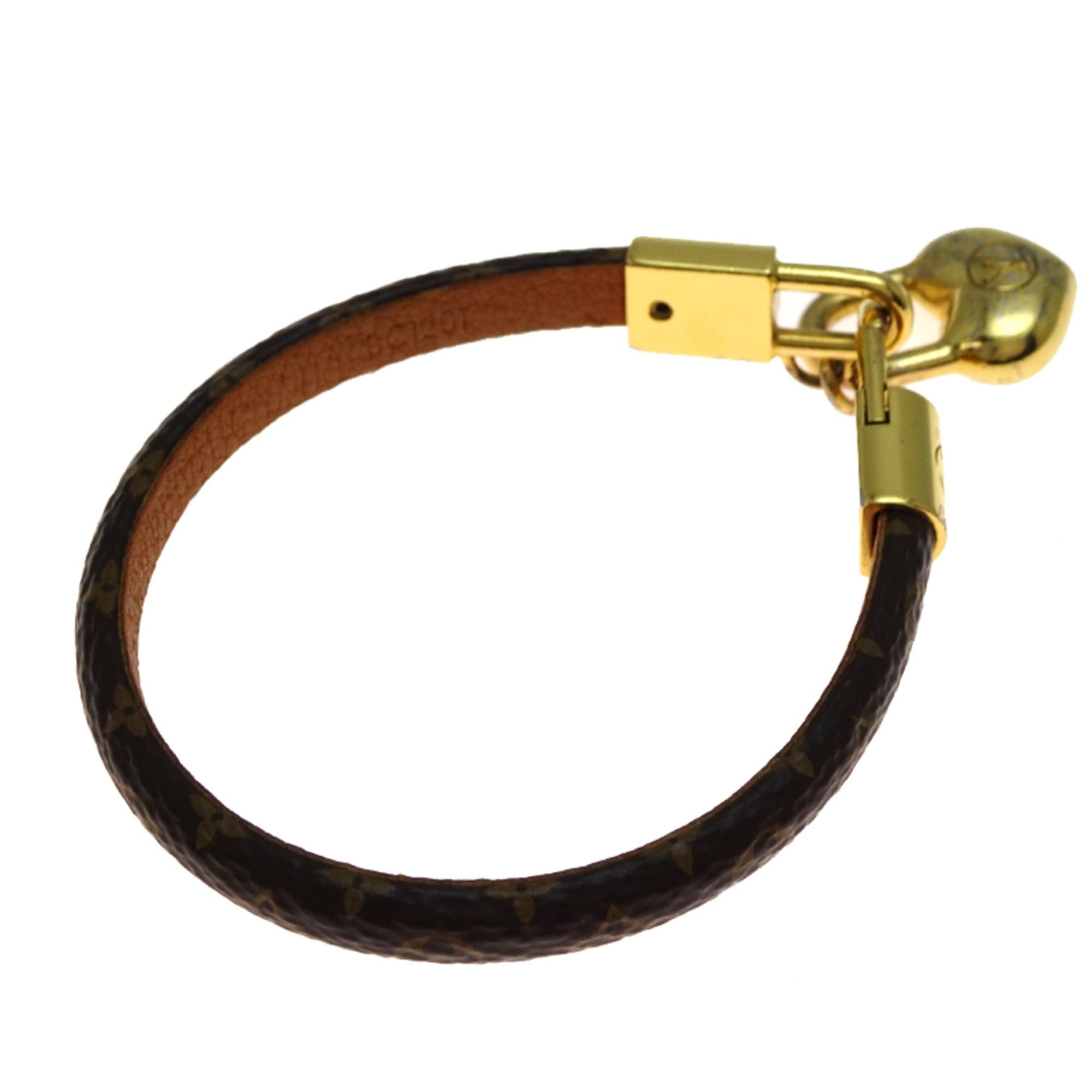 Louis Vuitton Louis Vuitton Crazy in Rock BL #17 Women's Bracelet M6451F Monogram Brown Size ONE SIZE - 2 Thumbnail