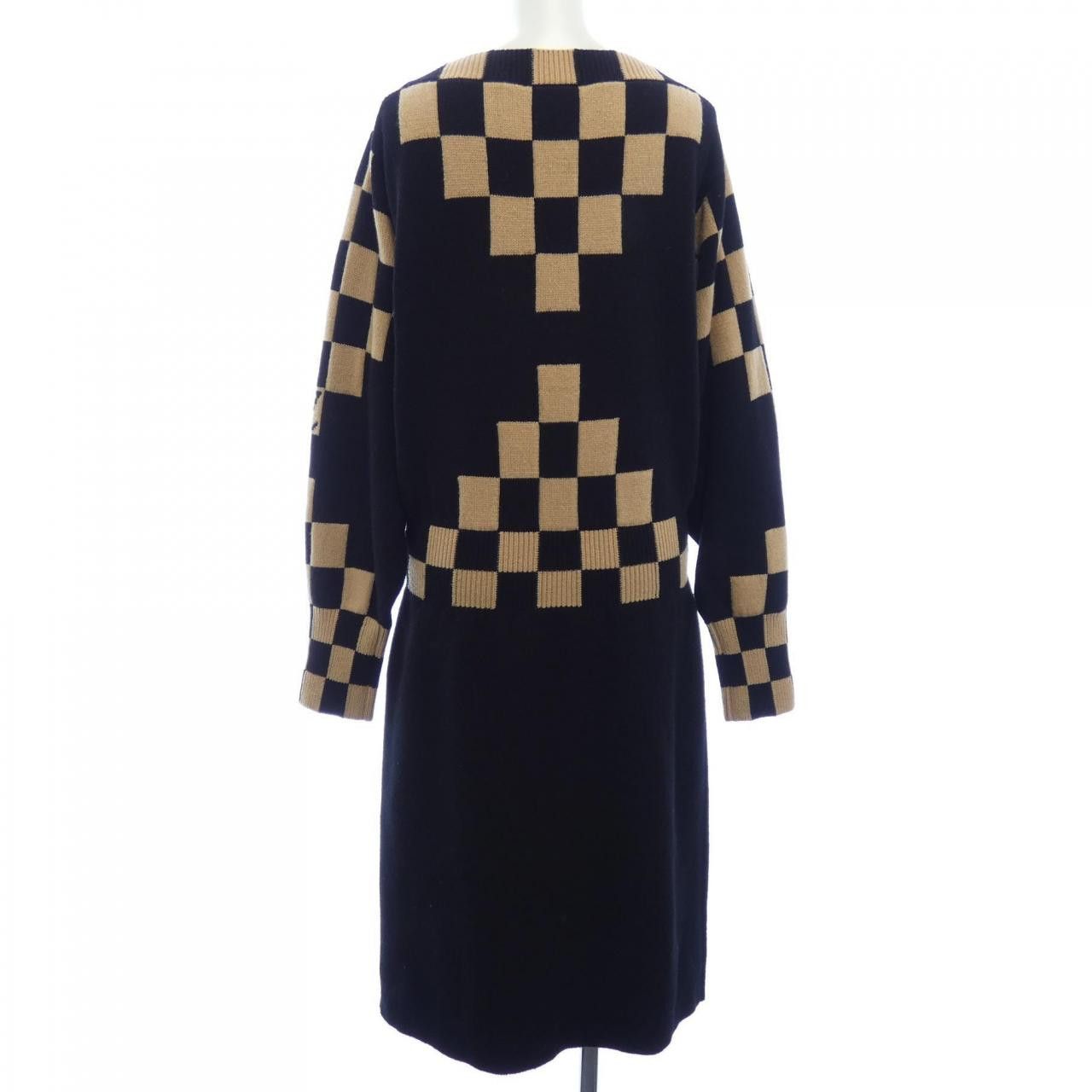 Louis Vuitton Louis Vuitton Louis Vuitton FHKD91RZB Cashmere Blend Dress Others Dresses FHKD91RZB DUTY FREE for USA Size ONE SIZE - 2 Thumbnail
