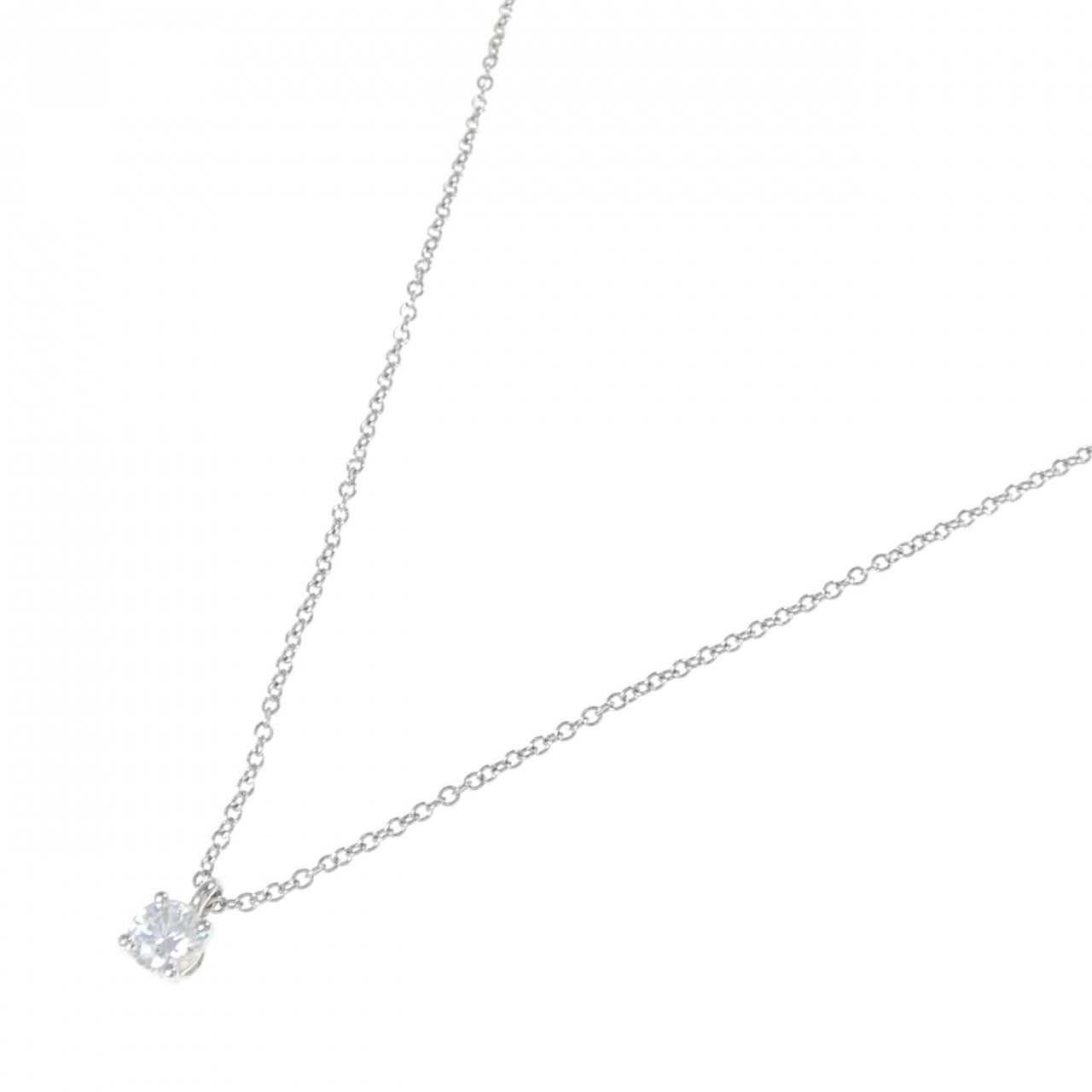 Tiffany & Co. Tiffany & Co. Tiffany Solitaire Platinum Necklace Metal Necklace DUTY FREE for USA Size ONE SIZE - 2 Thumbnail