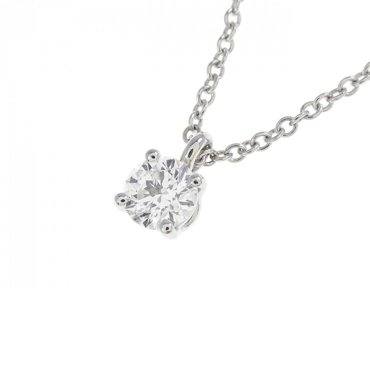 Tiffany & Co. Tiffany & Co. Tiffany Solitaire Platinum Necklace Metal Necklace DUTY FREE for USA Size ONE SIZE - 3 Thumbnail
