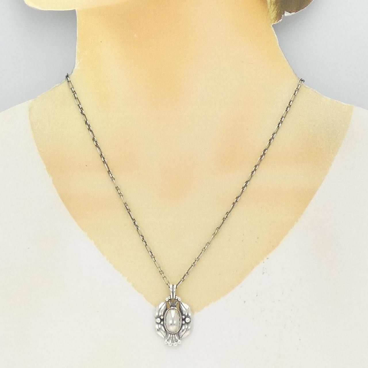 Other Other Georg Jensen 925 Silver Necklace Metal Necklace 2000 DUTY FREE for USA Size ONE SIZE - 6 Thumbnail