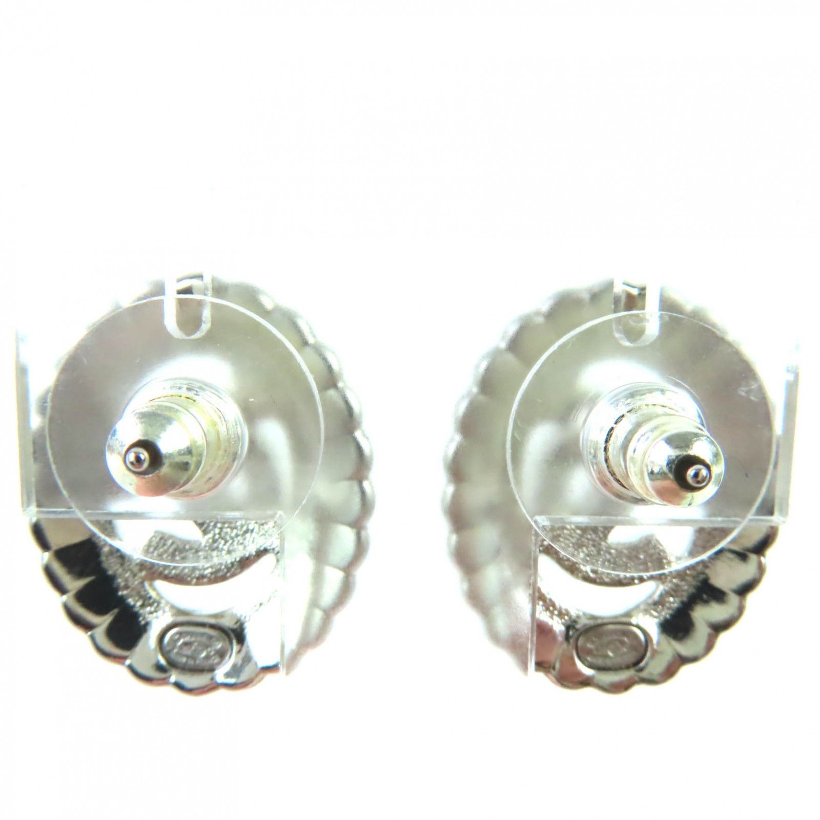Chanel Chanel Chanel Pierce Earrings Metal Earrings A25C DUTY FREE for USA Size ONE SIZE - 4 Thumbnail