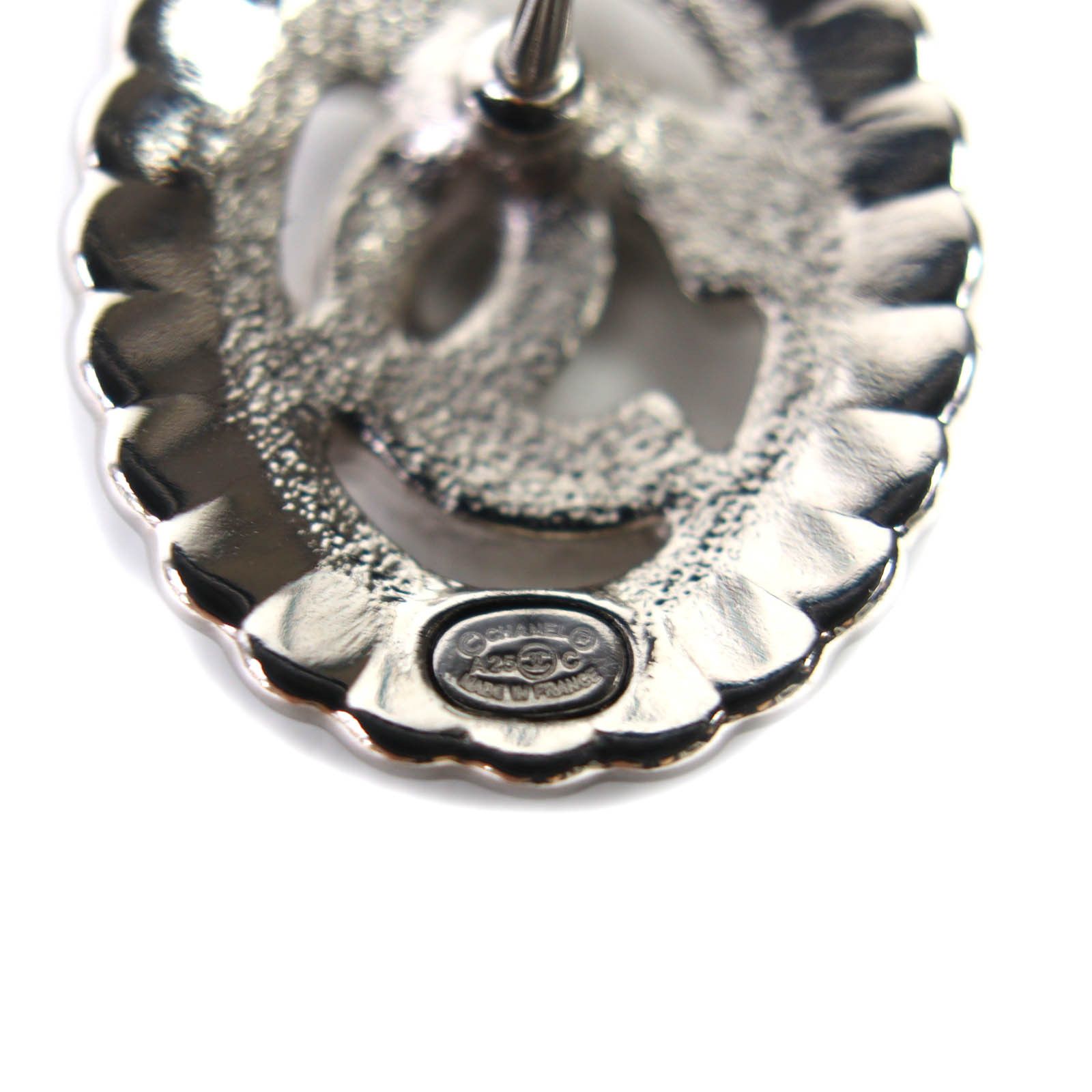 Chanel Chanel Chanel Pierce Earrings Metal Earrings A25C DUTY FREE for USA Size ONE SIZE - 6 Thumbnail