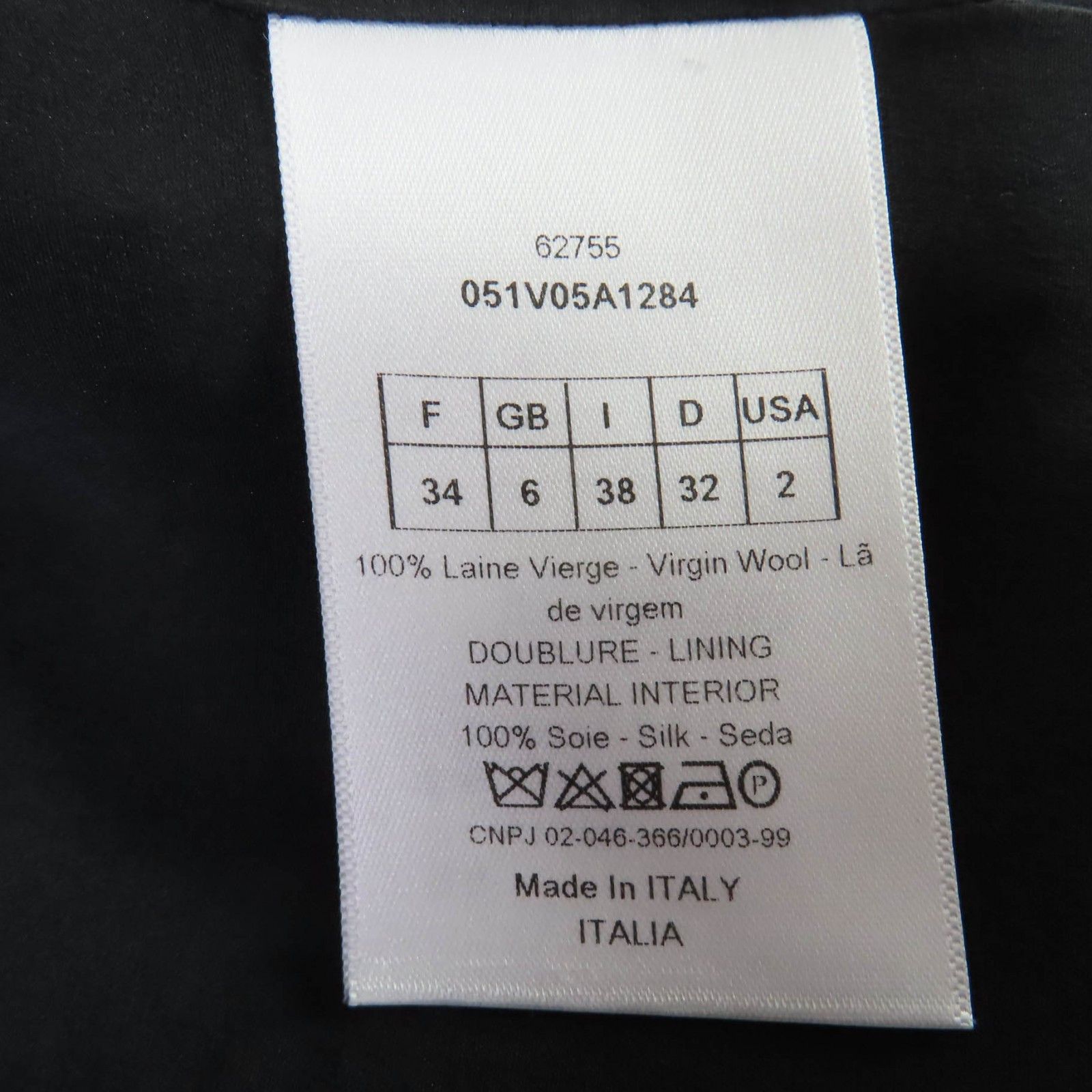 Dior Dior Christian Dior Check Wool Jacket Others Outerwear 051V05A1284 DUTY FREE for USA Size ONE SIZE - 7 Thumbnail