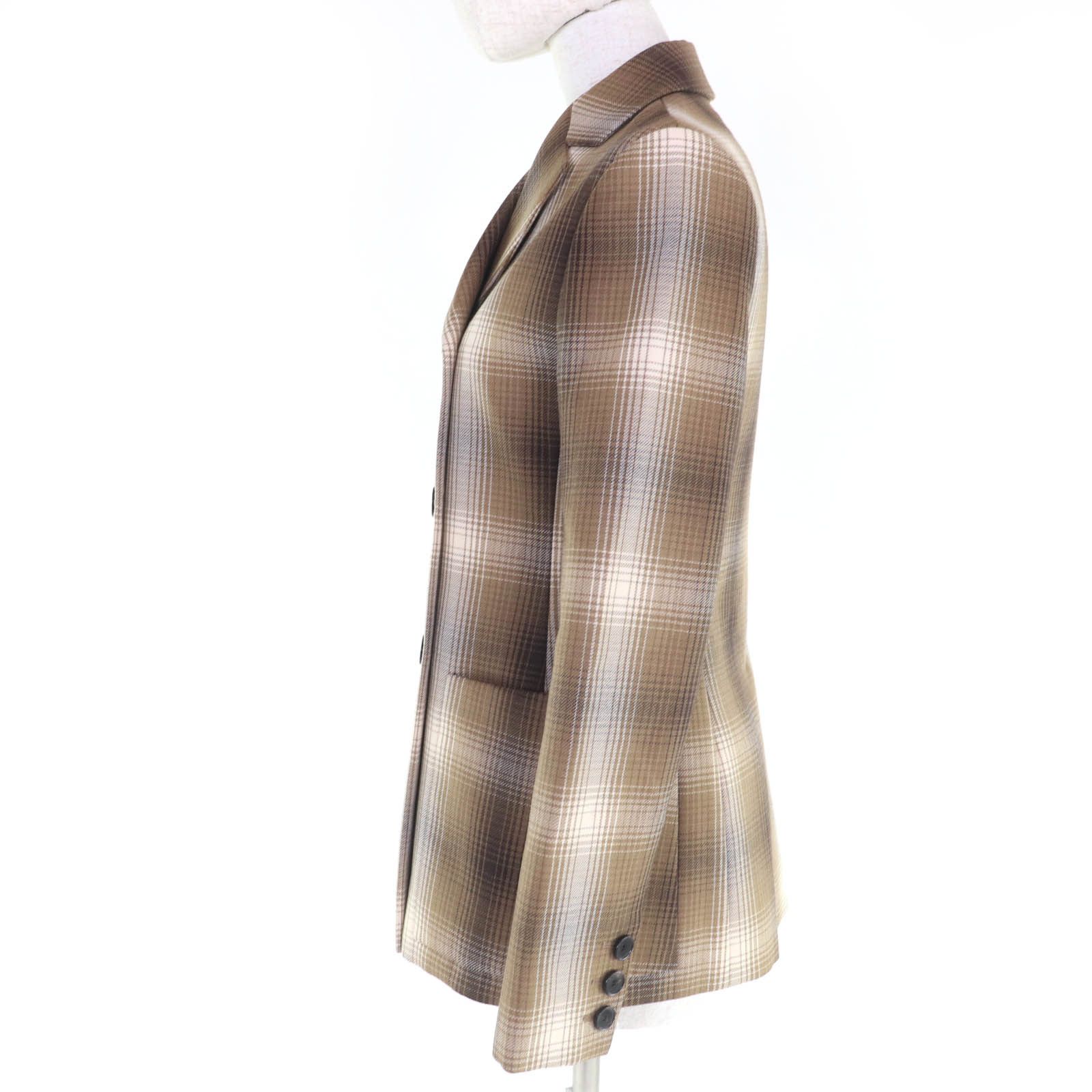 Dior Dior Christian Dior Check Wool Jacket Others Outerwear 051V05A1284 DUTY FREE for USA Size ONE SIZE - 2 Thumbnail