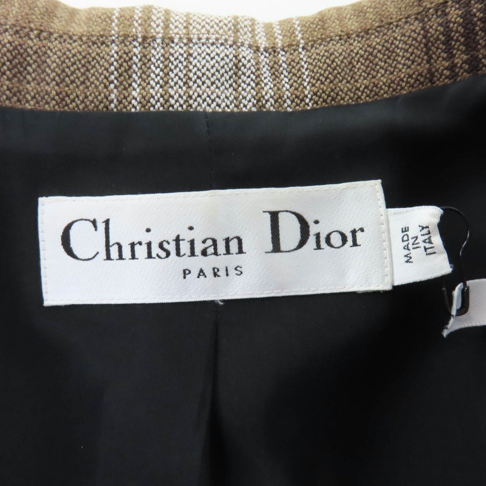 Dior Dior Christian Dior Check Wool Jacket Others Outerwear 051V05A1284 DUTY FREE for USA Size ONE SIZE - 6 Thumbnail