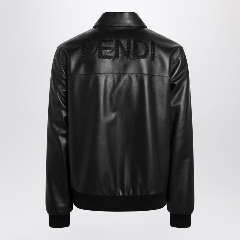 Fendi Fendi Black Leather Blouson Size US S / EU 44-46 / 1 - 2 Thumbnail
