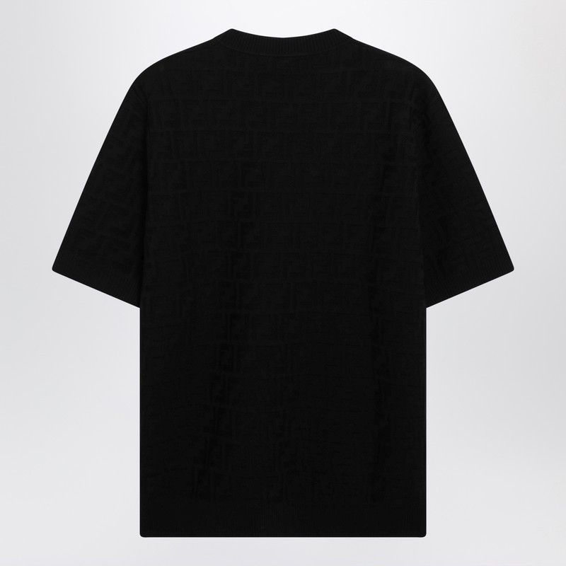 Fendi Fendi Black Ff Cotton Pullover Size US L / EU 52-54 / 3 - 2 Thumbnail