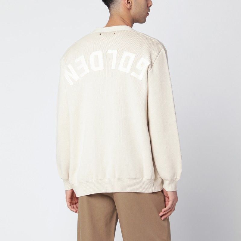 Golden Goose Golden Goose Beige Cotton-Blend Cardigan Size US S / EU 44-46 / 1 - 2 Thumbnail