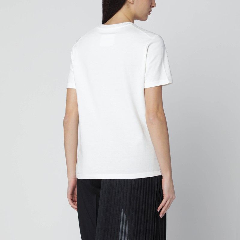 Jil Sander Jil Sander White T-Shirt With Logo Print Size M / US 6-8 / IT 42-44 - 2 Thumbnail