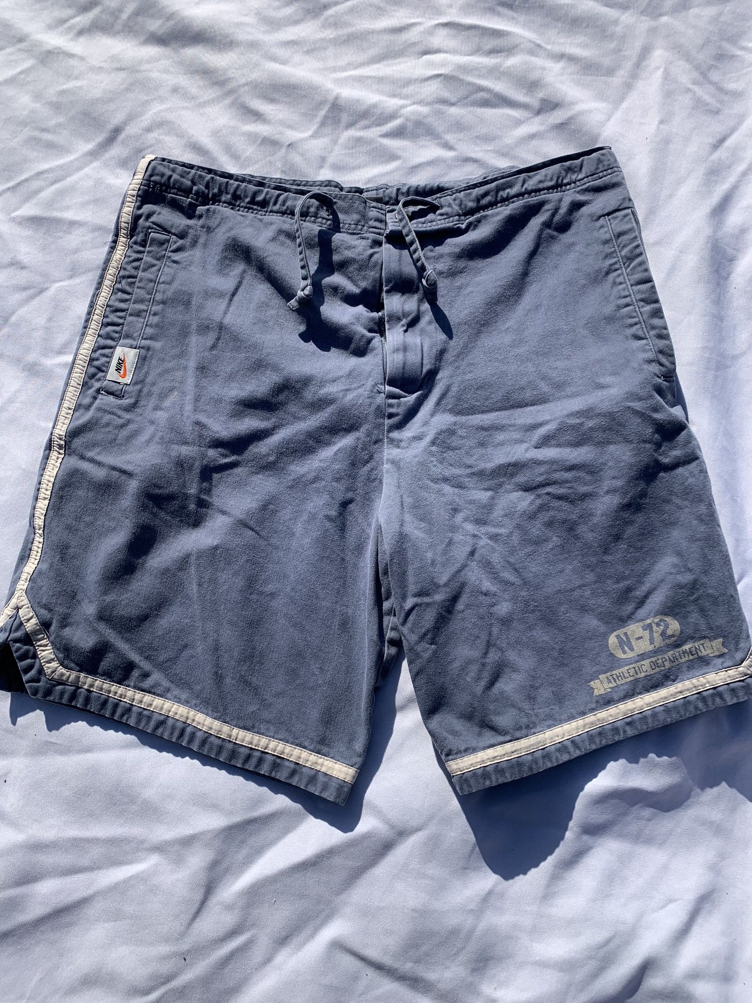 Nike × Vintage Vintage Late 90s Early 2000s Nike Shorts Size US 36 / EU 52 - 2 Thumbnail