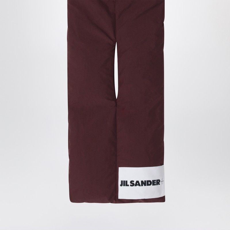 Jil Sander Jil Sander Plum Padded Scarf With Logo Size ONE SIZE - 2 Thumbnail