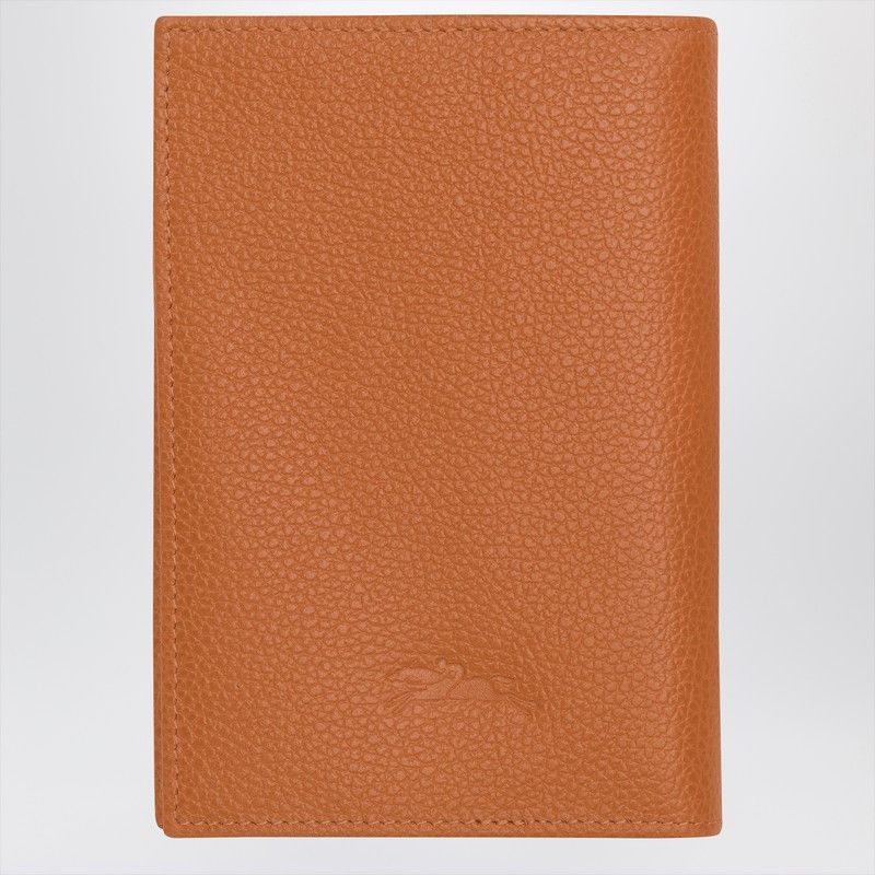Longchamp Longchamp Le Foulonne Amber-Coloured Passport Case Size ONE SIZE - 2 Thumbnail