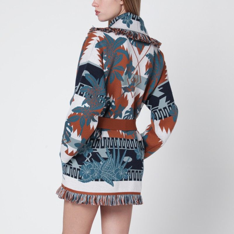 Alanui Alanui Island Soul Multicolour Cardigan Size S / US 4 / IT 40 - 2 Thumbnail
