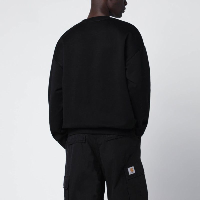 TATRAS Tatras Black Cotton Sweatshirt With Embroidered Logo Size US XL / EU 56 / 4 - 2 Thumbnail