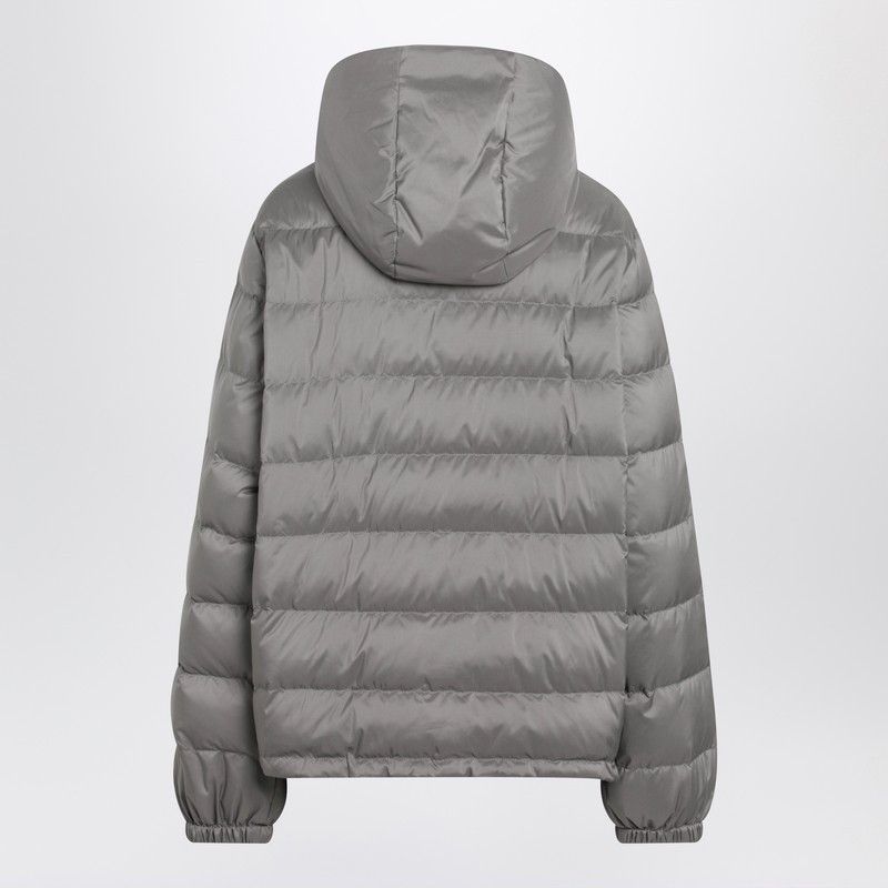 Miu Miu Miu Miu Steel Grey Puffer Jacket In Technical Ponge Fabric Size XS / US 0-2 / IT 36-38 - 2 Thumbnail