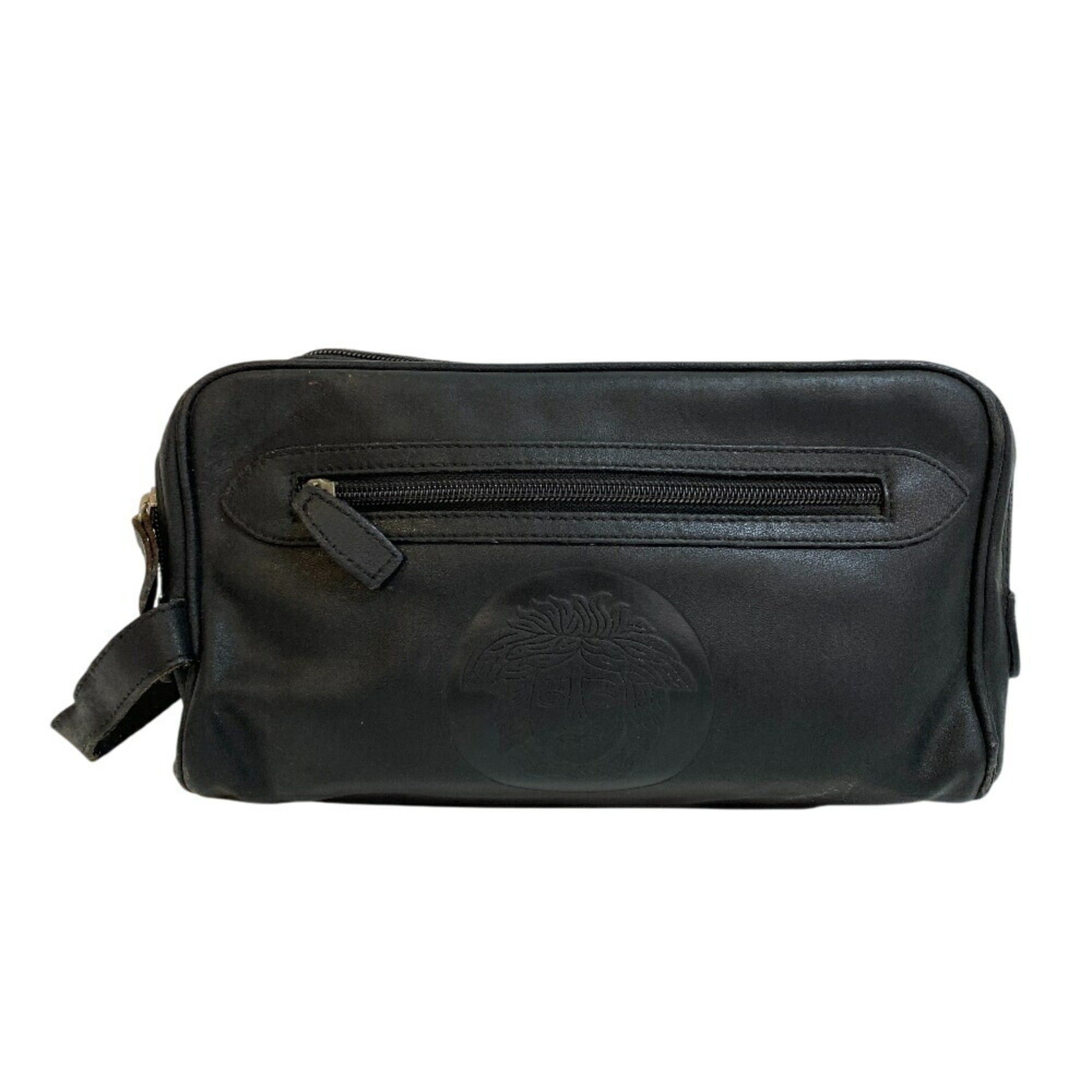 Versace VERSACE Medusa clutch bag for men and women in black Size ONE SIZE - 2 Thumbnail