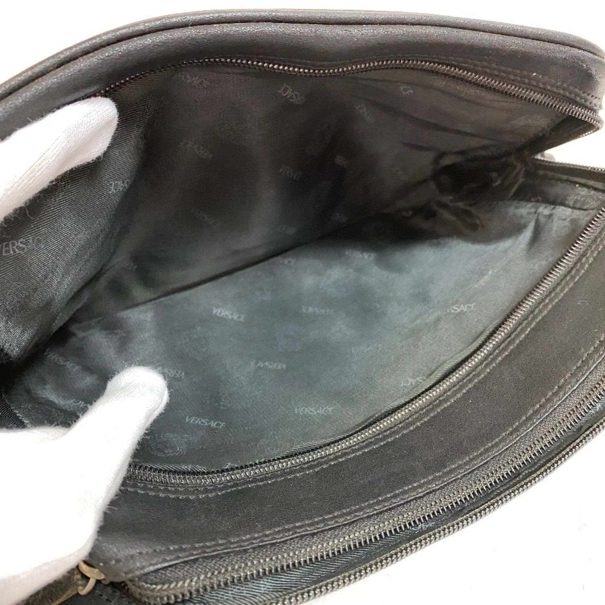 Versace VERSACE Medusa clutch bag for men and women in black Size ONE SIZE - 6 Thumbnail