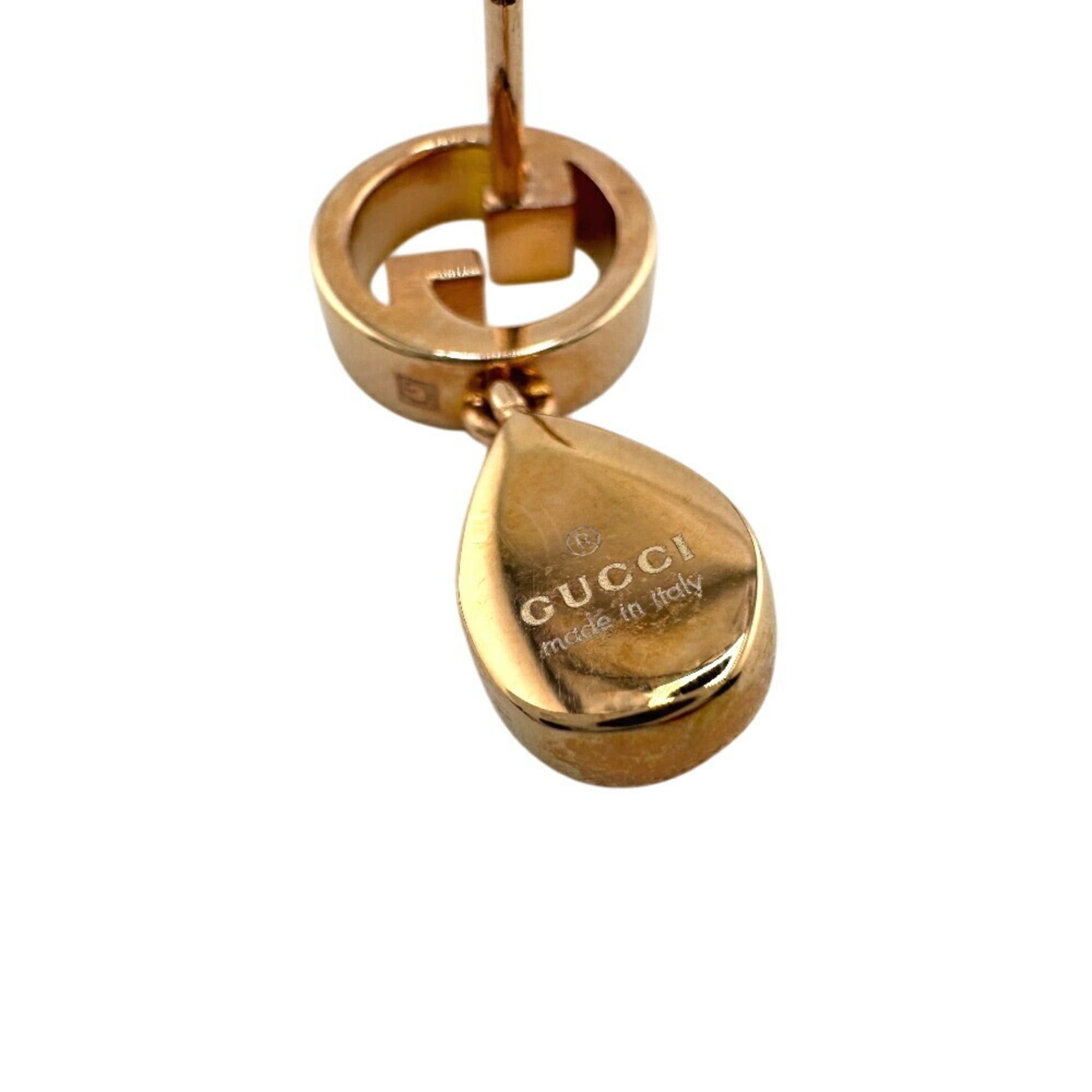 Gucci GUCCI Interlocking G Crystal Drop Earrings (Single) Blondie Pink Women's Size ONE SIZE - 6 Thumbnail