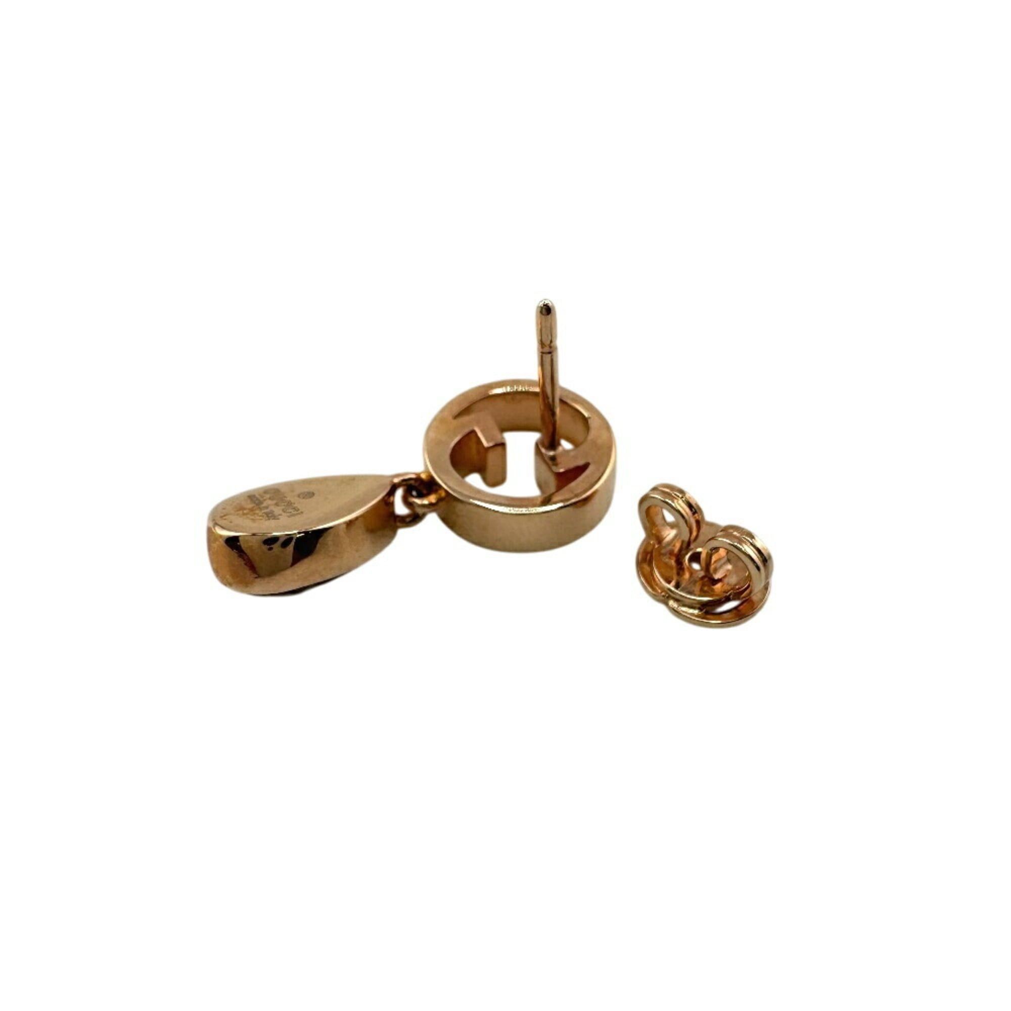Gucci GUCCI Interlocking G Crystal Drop Earrings (Single) Blondie Pink Women's Size ONE SIZE - 5 Thumbnail
