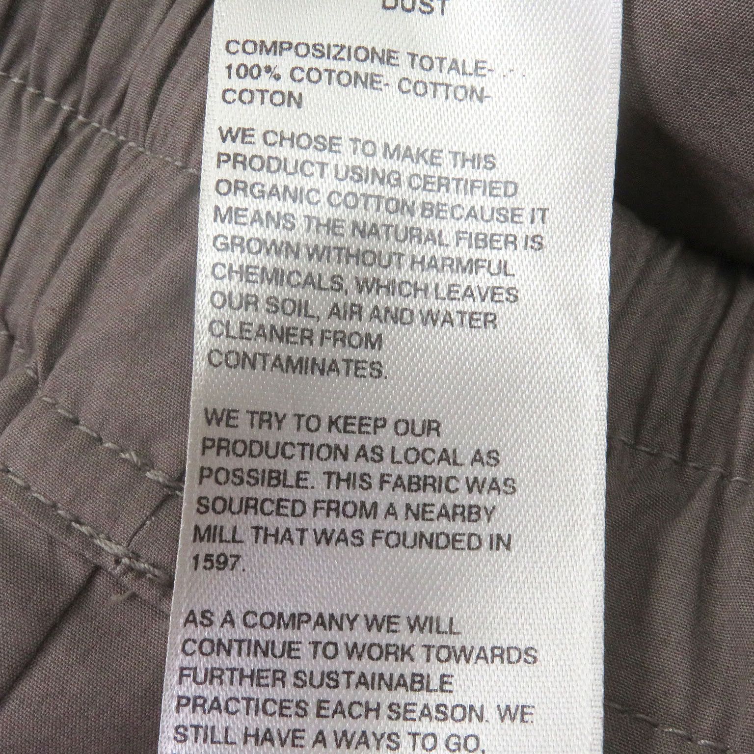 Rick Owens Rick Owens Rick Owens Easy Pants Cotton Pants Others Pants DUTY FREE for USA Size ONE SIZE - 7 Thumbnail
