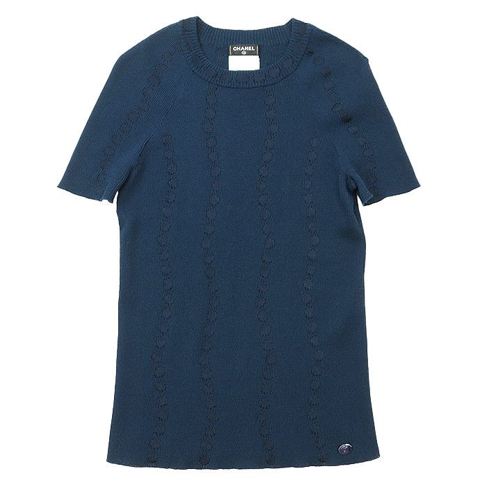 Chanel Chanel Chanel P53600 Cotton Linen Knit Pullover Cotton Tops P53600 DUTY FREE for USA Size ONE SIZE - 8 Thumbnail