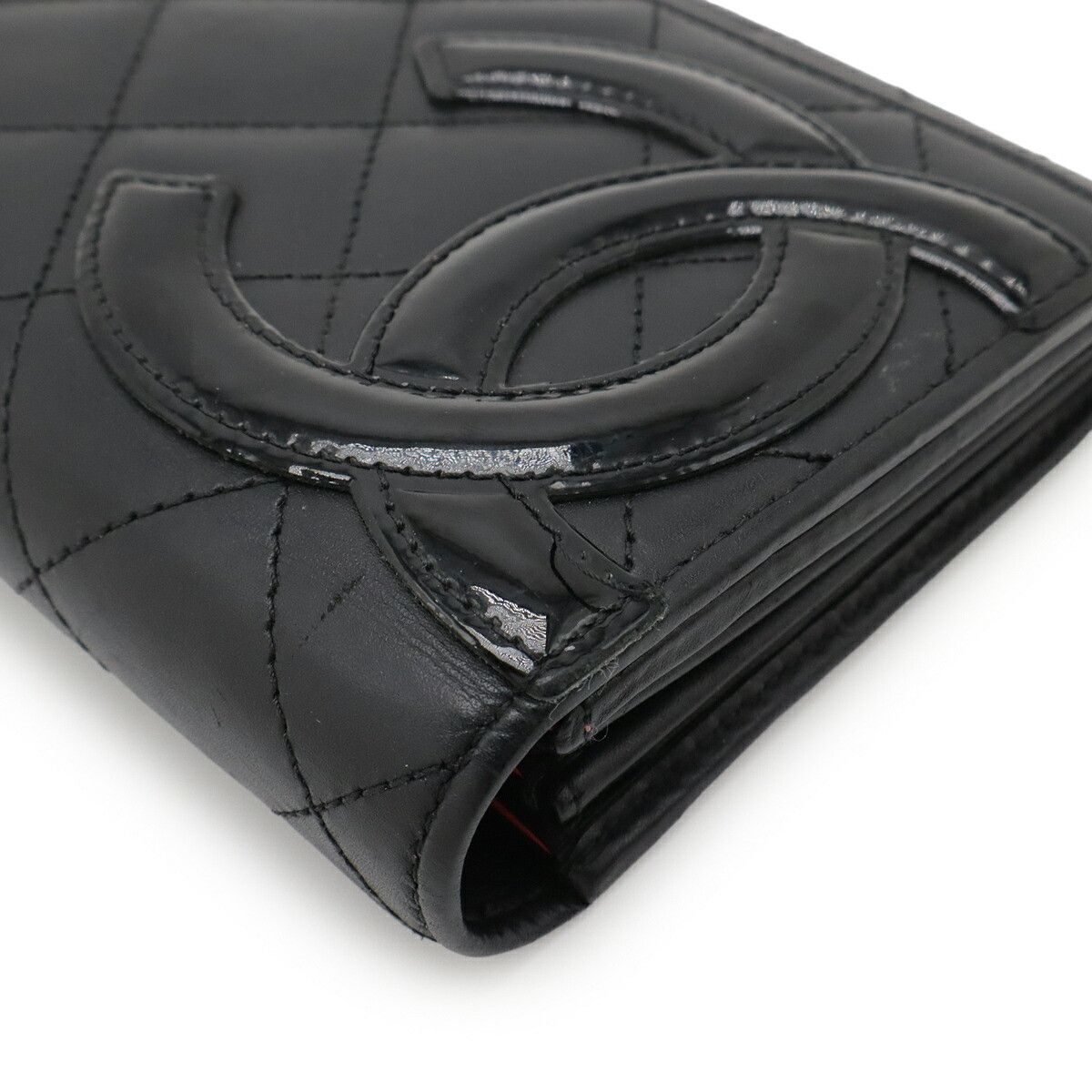Chanel Chanel Chanel Cambon Line Soft Calf Long Wallet Leather Long Wallet A50077 DUTY FREE for USA Size ONE SIZE - 3 Thumbnail