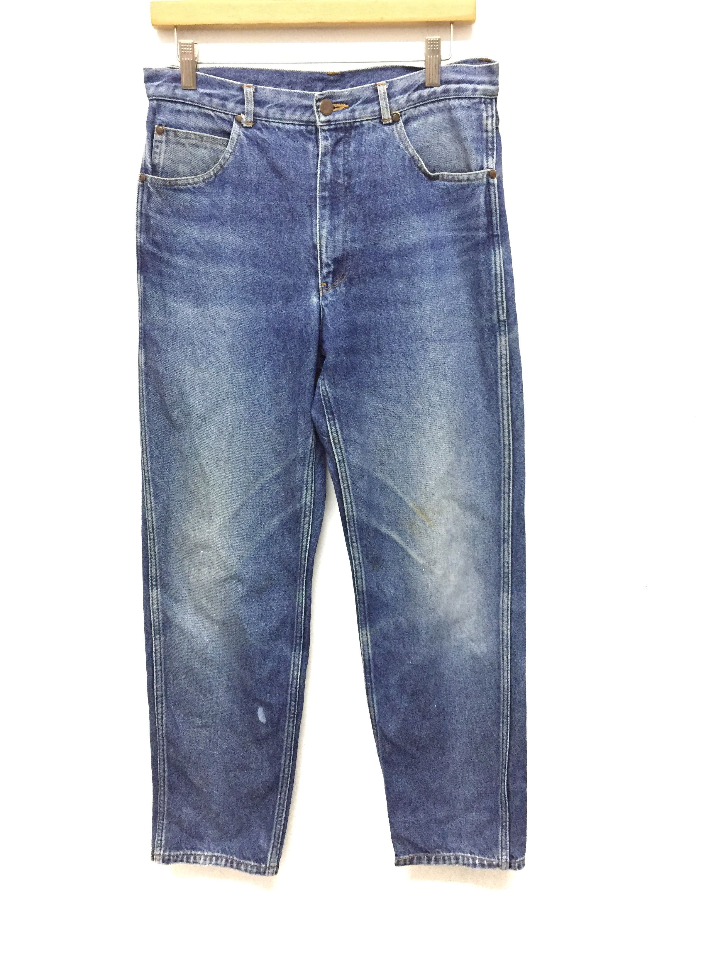 Comme des Garcons Homme Plus AD1989 Comme Des Garcons Homme Wash faded leather patch Logo Size US 31 - 5 Thumbnail