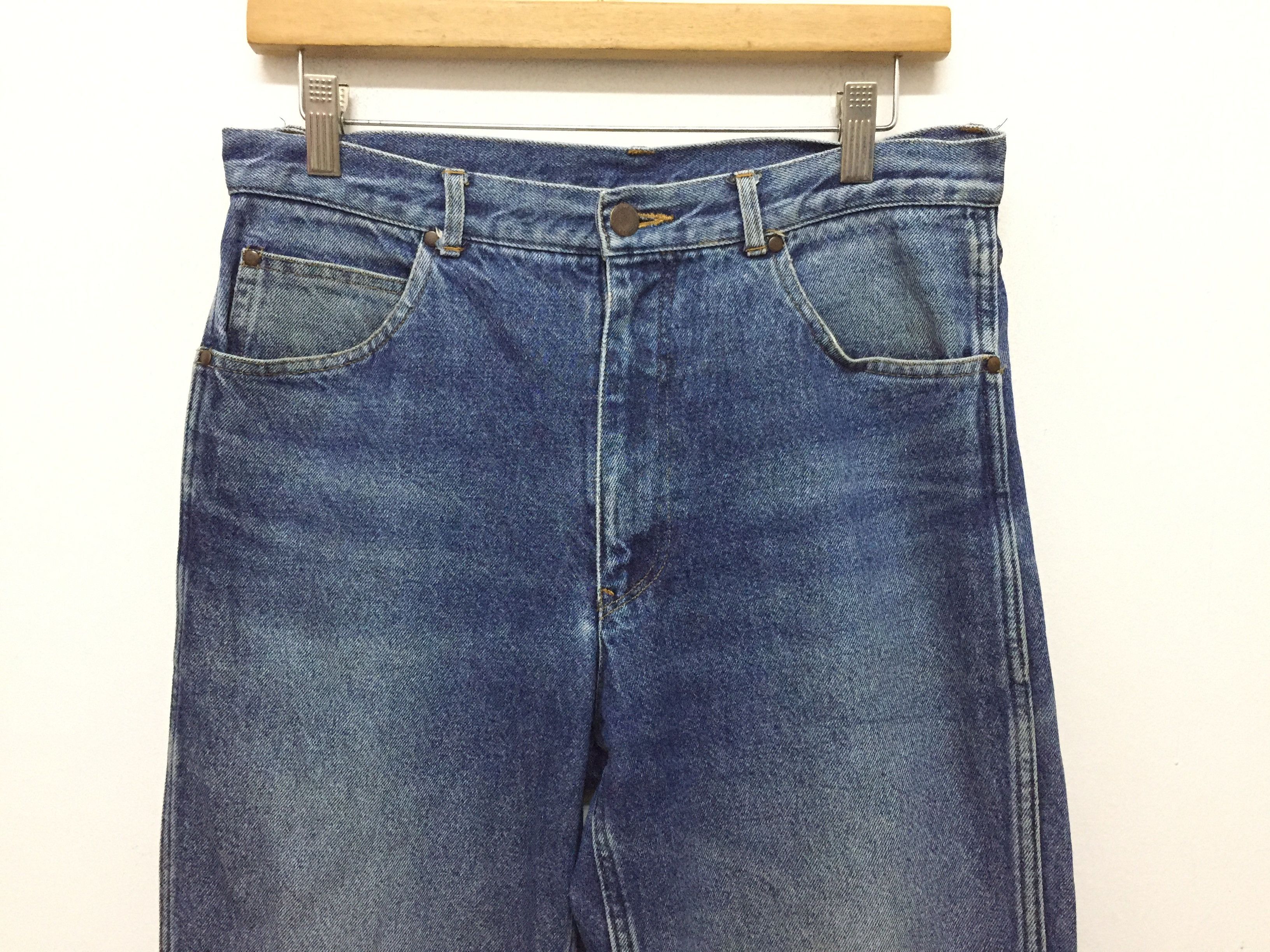 Comme des Garcons Homme Plus AD1989 Comme Des Garcons Homme Wash faded leather patch Logo Size US 31 - 6 Thumbnail