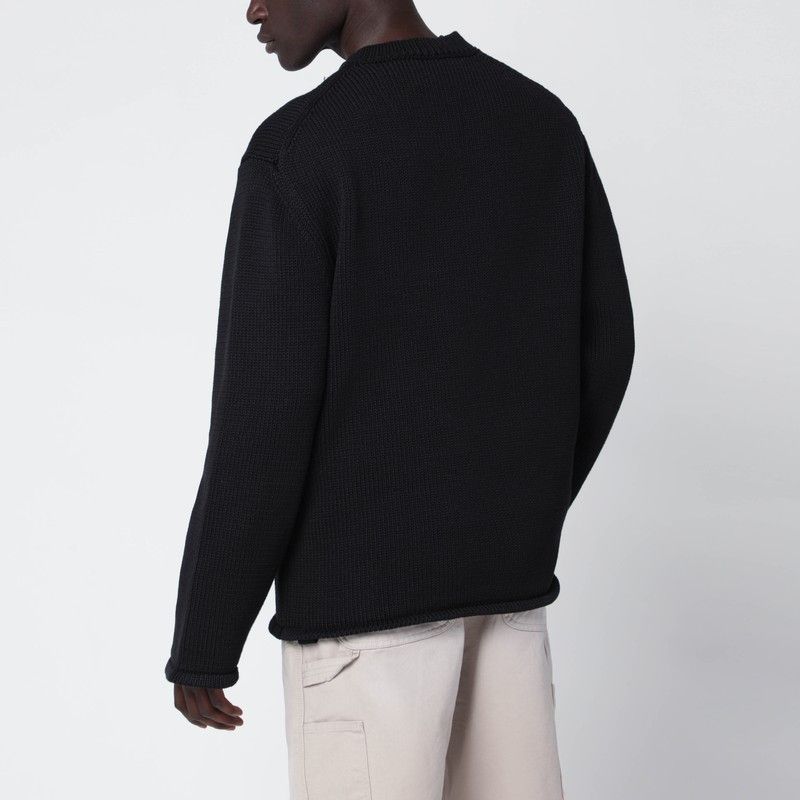 OAMC Oamc Black Cotton Sweater Size US M / EU 48-50 / 2 - 2 Thumbnail