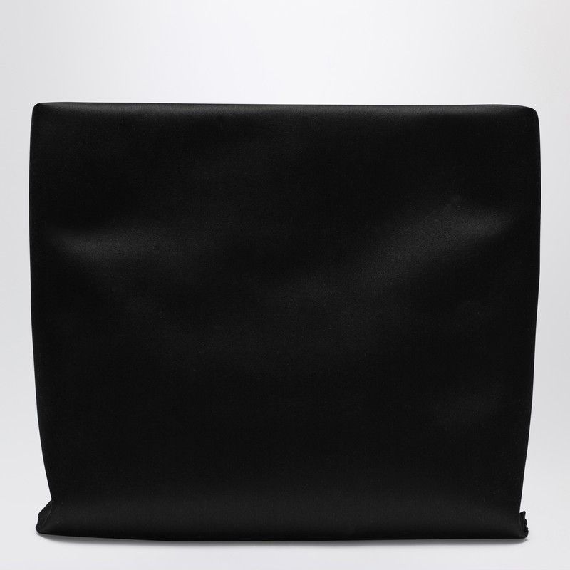 Roger Vivier Roger Vivier Trompette Clutch In Black Satin Size ONE SIZE - 2 Thumbnail