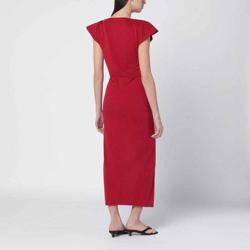 Isabel Marant Isabel Marant Long Cherry-Coloured Nadela Jersey Dress Size XS / US 0-2 / IT 36-38 - 2 Thumbnail
