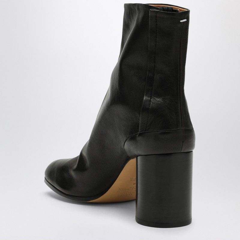 Maison Margiela Maison Margiela Black Leather Tabi Ankle Boots Size US 6.5 / IT 36.5 - 2 Thumbnail