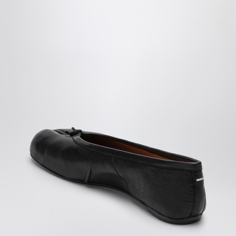 Maison Margiela Maison Margiela Black Leather Tabi New Ballet Flats Size US 6 / IT 36 - 2 Thumbnail