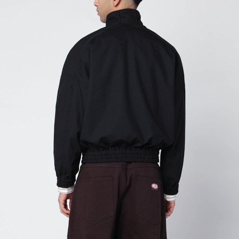 Willy Chavarria Willy Chavarria Black Wool Bomber Jacket Size US M / EU 48-50 / 2 - 2 Thumbnail