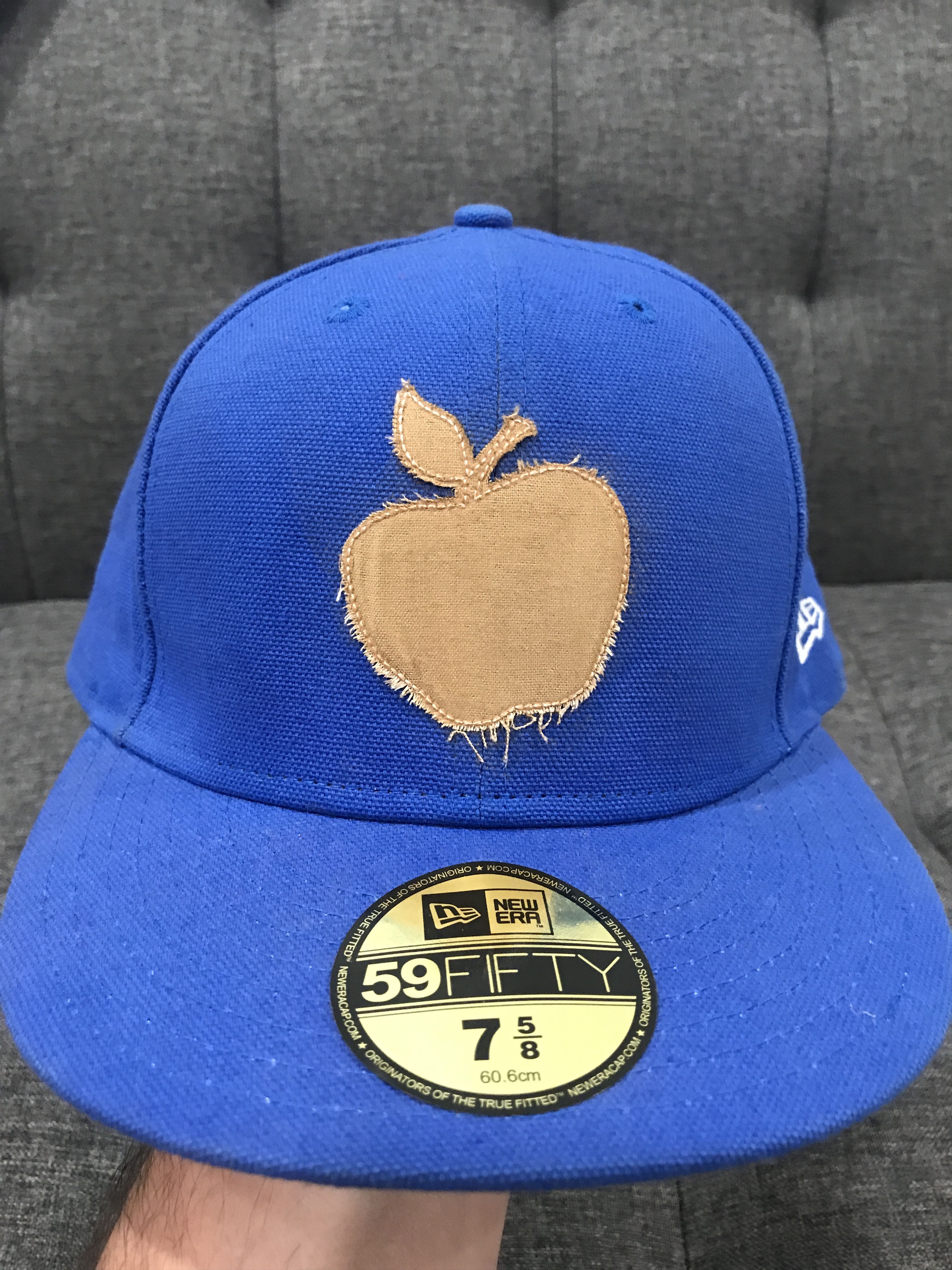 Supreme Supreme Apple New Era Fitted 5950 Cap Vintage Grailed