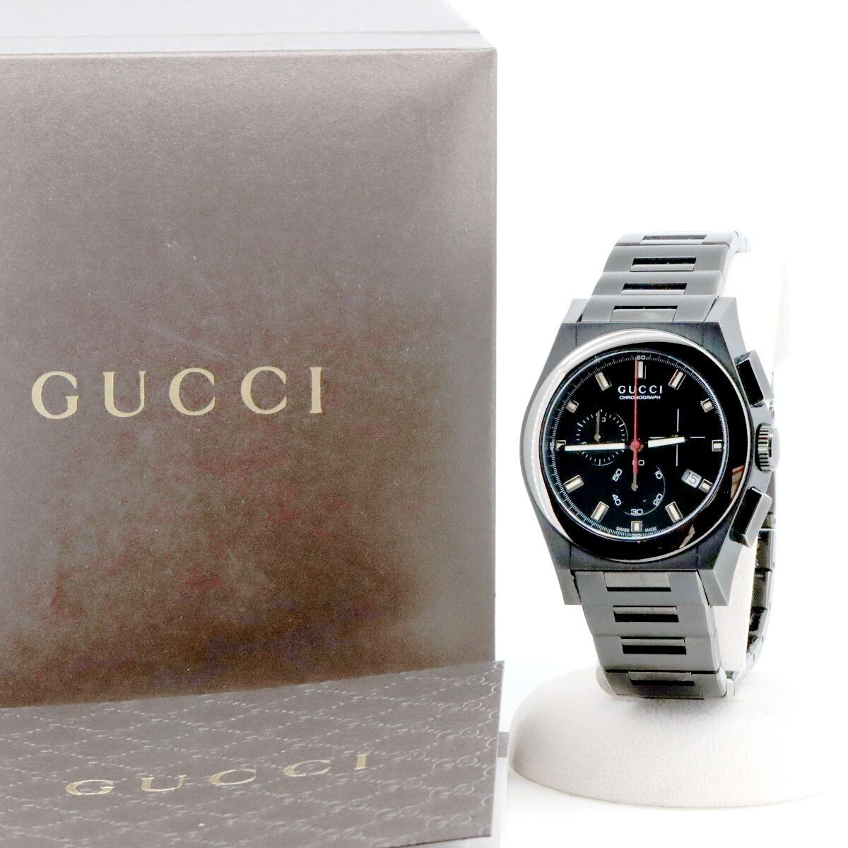 Gucci Gucci Gucci Pantheon Stainless Steel Watch Metal Quartz 115.2 DUTY FREE for USA Size ONE SIZE - 7 Thumbnail