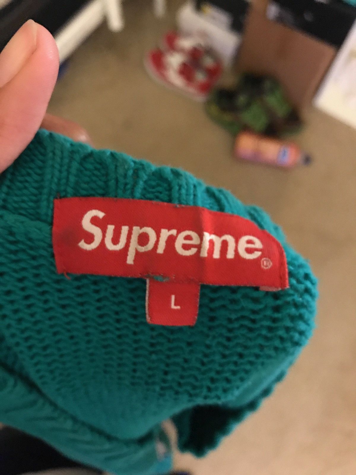 Supreme Supreme Tackle Twill Sweater | Grailed