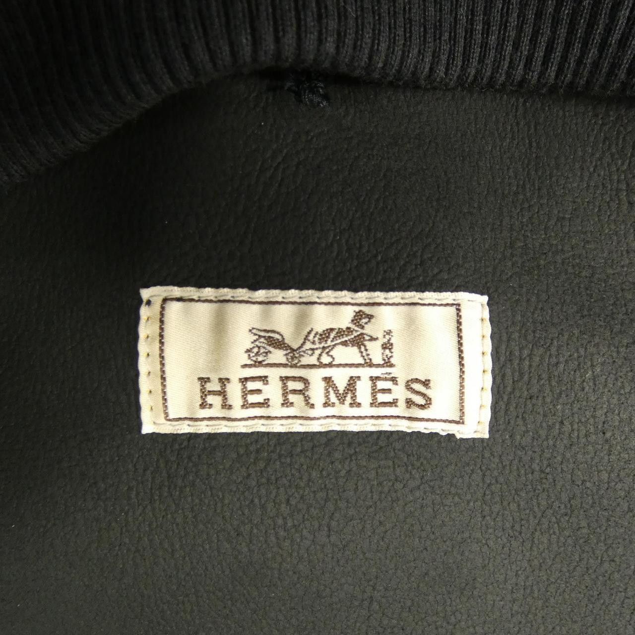 Hermes Hermes Hermès 51-5021 Leather Jacket 44 Leather Outerwear DUTY FREE for USA Size ONE SIZE - 5 Thumbnail