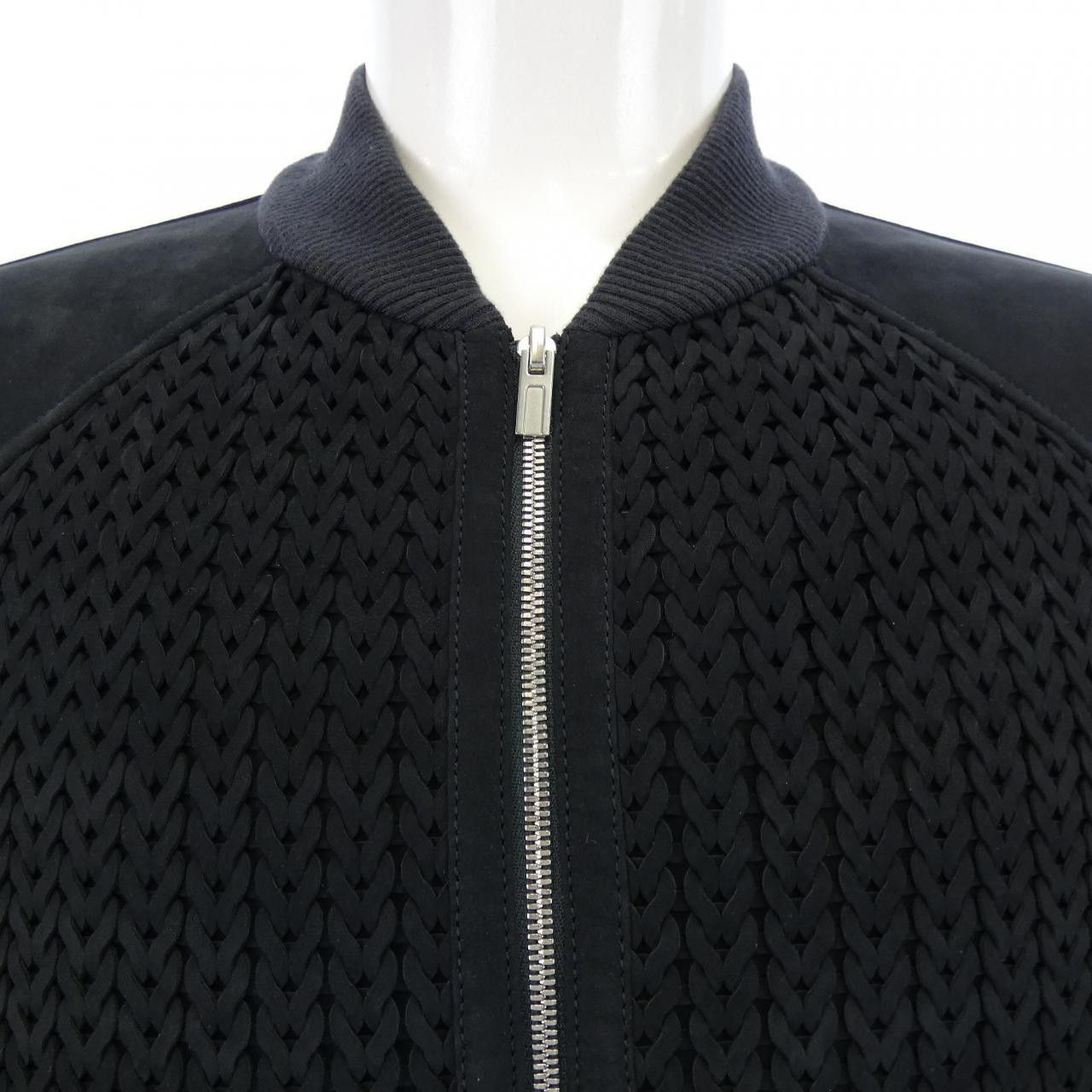 Hermes Hermes Hermès 51-5021 Leather Jacket 44 Leather Outerwear DUTY FREE for USA Size ONE SIZE - 6 Thumbnail