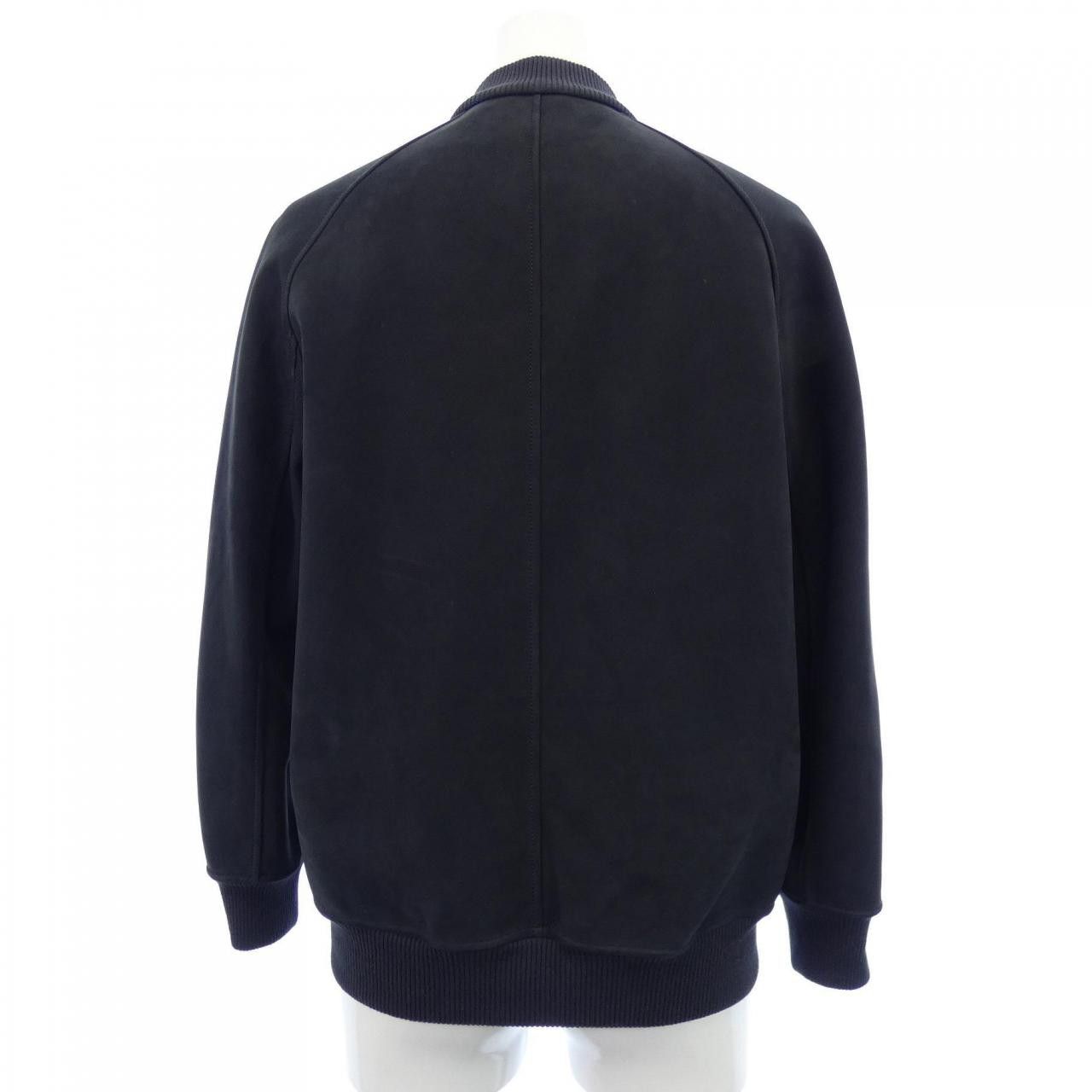 Hermes Hermes Hermès 51-5021 Leather Jacket 44 Leather Outerwear DUTY FREE for USA Size ONE SIZE - 2 Thumbnail